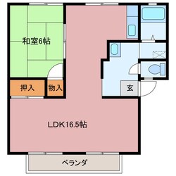 伊勢朝日駅 徒歩24分 2階の物件間取画像